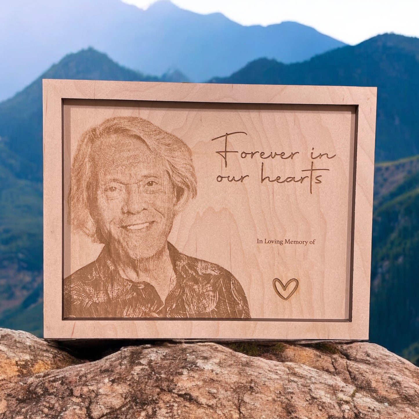 Laser Engraved Memorial Plaque