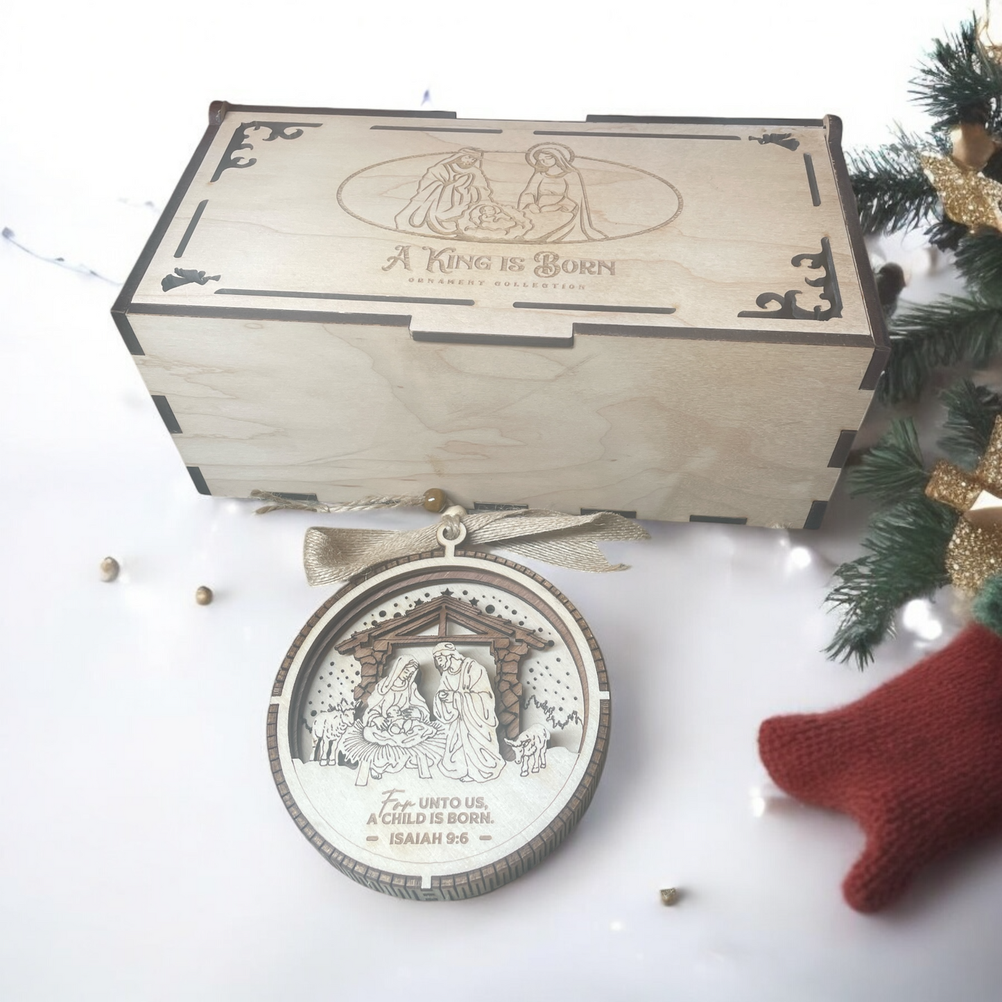 A King is Born ornaments