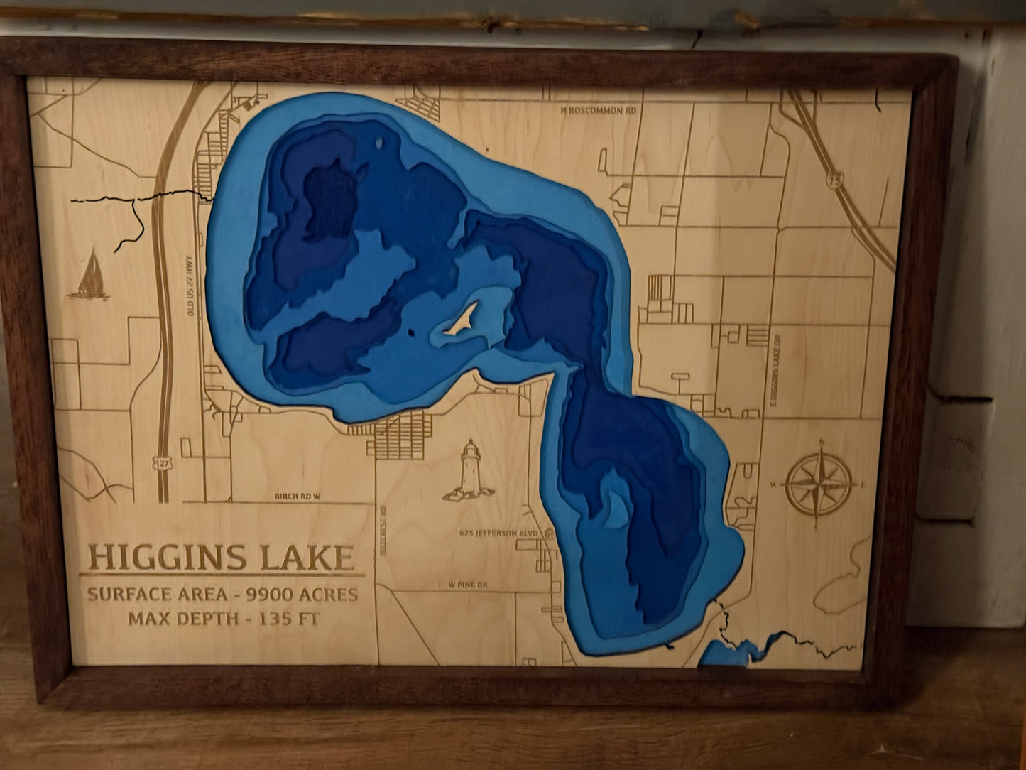 Custom Lake Depth Map