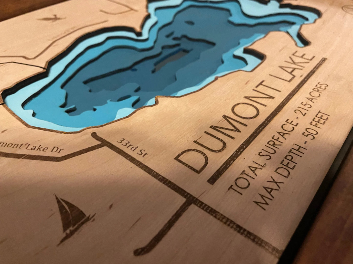 Custom Lake Depth Map