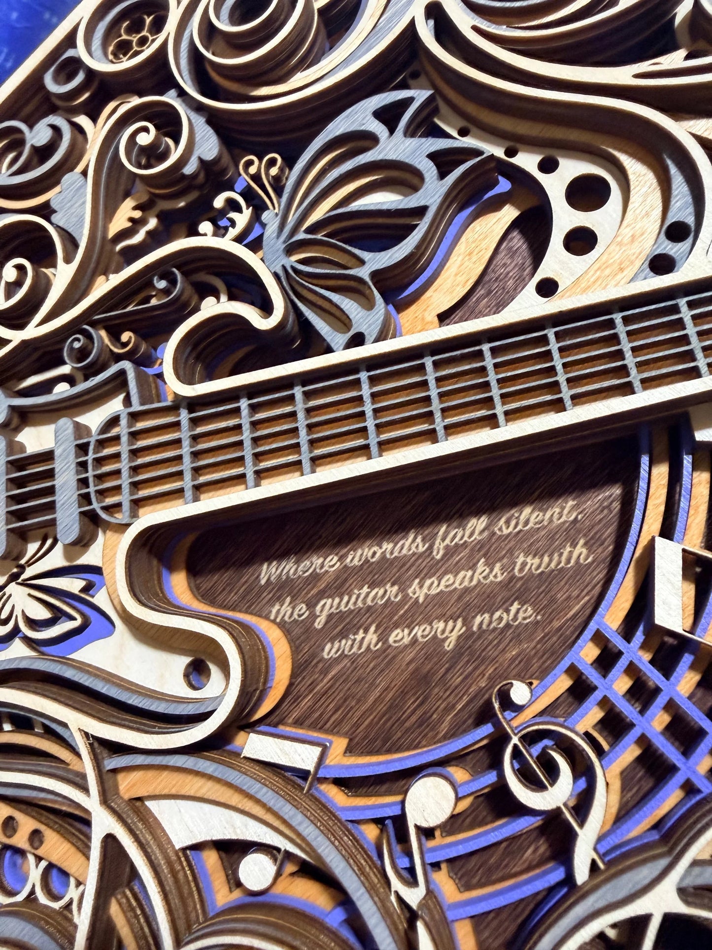 Electric Muse - Mandala Electric Guitar Wall Art