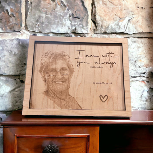 Laser Engraved Memorial Plaque